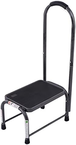 Z3Z Non-Slip Handy Support Step Stool w/Handle 330 Lbs Load Capacity Kitchen Safety