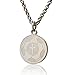 Athletes Necklace With Inspiring Bible Quote – Luke 1:37 Silver Cross Necklace for Men and Women That Love Sports Makes a Unique, Inspiring Gift for All Athletes – Soccer Chain ​