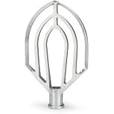 Commercial Flat Beater for 60 Quart Mixing Bowls, Hobart Equivalent Accessory Fits Select Hobart Mixers