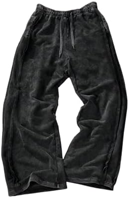 Amazon.com: Cotozic Double Waisted Sweatpants Men, Baggy