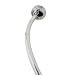 Zenna Home NeverRust Rustproof Aluminum Tension Mount Curved Shower Rod, Chrome