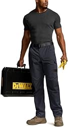 CQR Men's Quick Dry Work Pants, Water Resistant