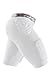 McDavid Padded Compression Shorts with HEX Pads. Dual-Density Thudd Tights with Hip, Tailbone, Thigh Padding. for Men and Women. with Cup Pocket White