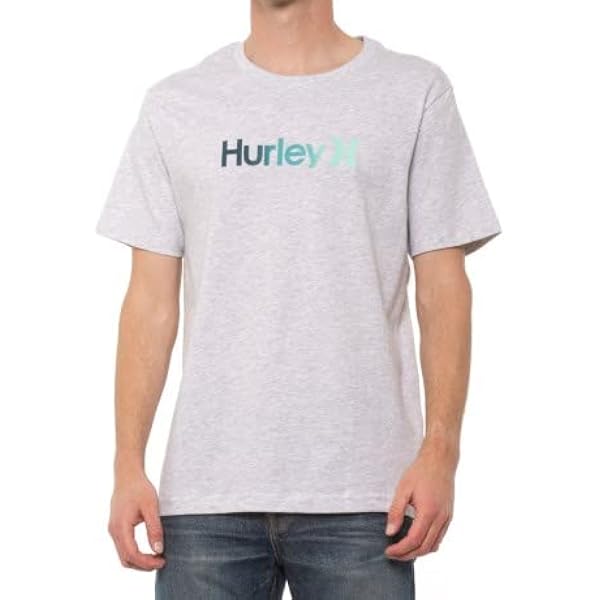 Camiseta Camiseta Hurley Divide Para Hombre Algodón 100% Corte