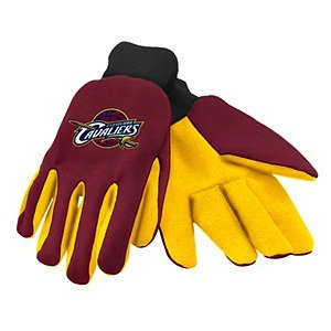 NBA Cleveland Cavaliers 2015 Colored Palm Utility Gloves, Red