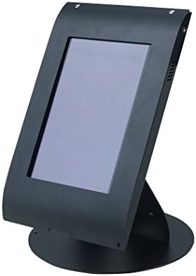 MMF Industries POS Locking Tablet Enclosure Case with Stand for 9-10 Inch Tablets, Black (TE101104)