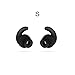SMARTOMI Earphone Tips Replacement Earbud Tips for Q5 Ture Wireless Headphones 3 pairs S/M/L Eartips - Black