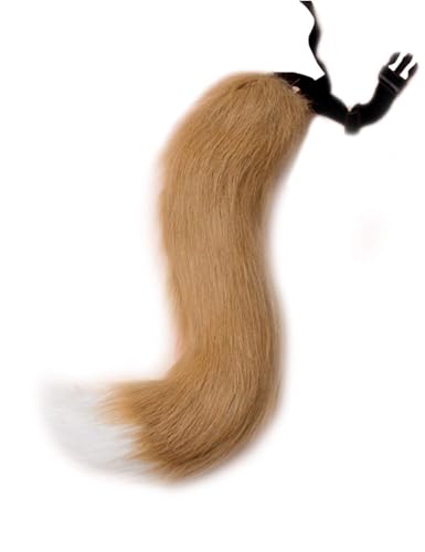 Fluffy Tail: Camel & White