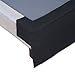 Bed Maker’s Never Lift Your Mattress Wrap Around Bed Skirt, Classic Style, Low Maintenance Wrinkle Resistant Fabric, Traditional 14 Inch Drop Length, King, Black