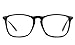 Eyrka Style Keyhole Fashion Clear Glasses Costume Metal Fashionista
