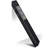 DinoFire Wireless Presenter, RF 2.4GHz PowerPoint Clicker Presentation Presenter Remote Control USB Pointer Slide Advancer