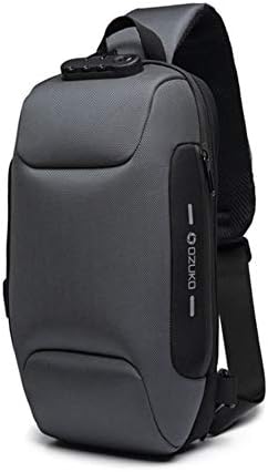 OZUKO 2019 New Multifunction Crossbody Bag for Men Anti-theft Shoulder Messenger Bags Male Waterproof Short Trip Chest Bag Pack
