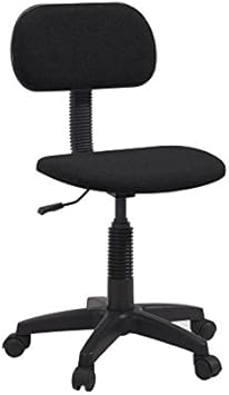 Pikto Chaise De Bureau Dactylo Tissu Noir L 47 X P 48 Cm Amazon Fr Cuisine Maison