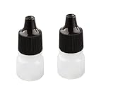 5ml Empty Plastic Dropper Bottle/dropping Bottles with Black Cap(drops of Plug Can Removable)plastic Bottle Eye Liquid Dropper (25pcs)