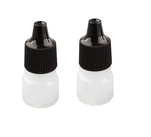 5ml Empty Plastic Dropper Bottle/dropping Bottles with Black Cap(drops of Plug Can Removable)plastic Bottle Eye Liquid Dropper (25pcs)