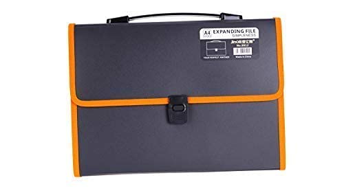 Astrometric Expanding File Folder, Letter Size (Fits A4 Paper) -multidcolour- with 13 Pockets Paper Expanding File Folder Pockets for School Office Home-1 pcs