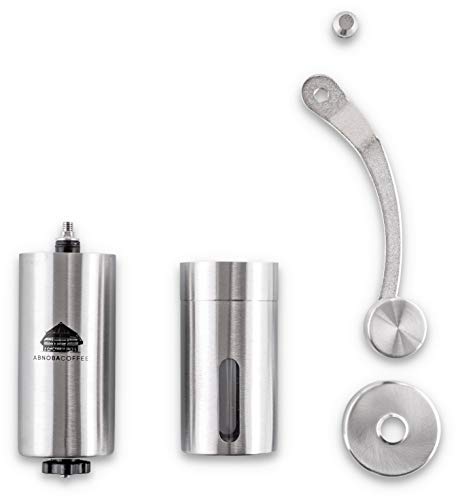 ABNOBACOFFEE Kaffee-Set manuelle Handkaffeemühle mit Permanentfilter aus Edelstahl – Bild 4