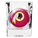 Great American 8900675297 2 oz. Washington Redskins Square Shot Glass