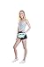 Fanny Pack Waist Bag - Chevron Festival Packs for men, women | Cute Fashion Belt Bum Bags (teal)