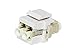 Monoprice 102875 Keystone Jack-Modular LC, White