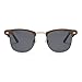 AEVOGUE Polarized Sunglasses For Women And Men Semi Rimless Frame Retro Sun Glasses AE0369 (Woodgrain&Black)