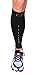 Fly Athletix Leg Compression Sleeve - Men and Women's - Coffee Yarn Fabric, Improves Circulation and Speeds Recovery - Perfect for Running, Cycling, Basketball, Training (Black, Medium)