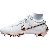 Nike Vapor Edge Dunk Cleats Men's Football Cleats White/Rose Gold-White FN6721-100 14