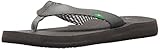 Sanuk Women's Yoga Mat Tonal Flip-Flop, Grey, 11 M US