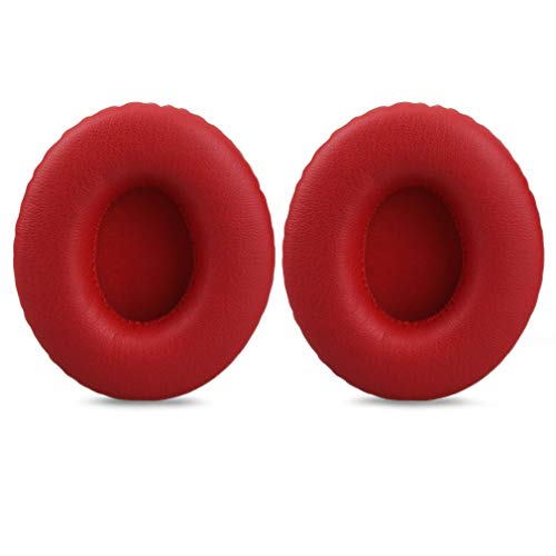 Earpad for Beats by Dr. Dre Solo HD On-Ear Headphone, Replacement Ear Pad/Ear Cushion/Ear Cups/Ear Cover/Earpads Repair Parts for Monster Beats by Dr.Dre Solo HD Headset,Red