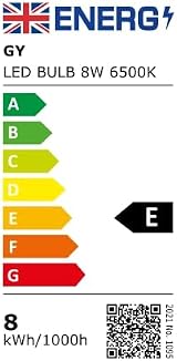 GY GU10 LED Bulbs 12 Pack 8W 6500K 800lm Non-Dimmable 120° Wide Beam view 13