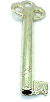 Merriway BH03583 Spare Keys For Wardrobe Cupboard Lock 2 Pieces Brass view 2
