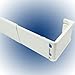 Graber 2 1/2-Inch Wide Pocket Curtain Rod (48 to 84-Inch Adjustable Width, White)