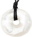 TrulyUnique Mom Donut Teething Pendant Necklace - Mother of Pearl