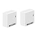 2pcs SONOFF MINI 10A Smart WiFi Wireless Light Switch, Universal DIY Module for Smart Home Automation Solution, Compatible with Alexa & Google Home Assistant, Compatible with IFTTT, No Hub Required