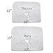 ZMDREAM Pack of 150 Disposable Headrest Sheets for Exam Table Face Rest Cradle Covers for Massage Table 16x12 inches White