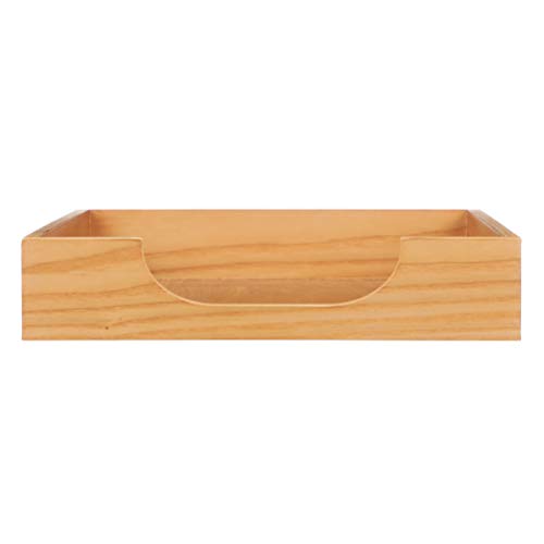 HumanCentric Wood Letter Tray (Willow) Desk Paper Tray for Files and
