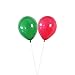 Derhom Merry Christmas Banner Kit - Christmas Party Decorations - 10 Balloons, 6 Pompom Flower Tissue Paper and 15 Paper tassel, Xmas Day Decor Supplies for Christmas Party Home Tree Decorations