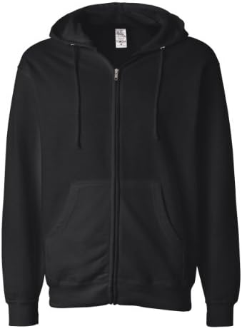 Independent Trading Co. Midweight Hooded Full-Zip Sweatshirt M