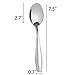Pekky 12 Pieces Stainless Steel Dinner Table Spoon, 7.5-Inch
