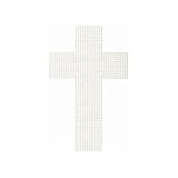 Cross-Shaped Plastic Canvas - 3 inches (10 Pieces/Pack)