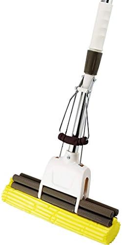 MAGOYY HEAVY DUTY SPONGE MOP SUPER ABSORBENT CLEANING FLOOR TELESCOPIC SPONGE HANDLE (Color : 38CM)