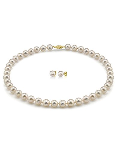 14k gold 7.0-7.5mm hanadama japanese akoya white cultur…