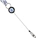 2-Pack Cruise Lanyard with Retractable Badge Reel, Water Resistant Badge Holder, and Snap Buckle, White Set
