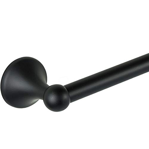AVIANO 4 Piece Bathroom Hardware Accessories Set 24" Towel Bar (Matte Black)