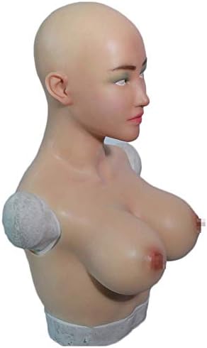 Summer Cosplay Sophia Women Soft Silicone Breast Mask, Artificial Soft Chest With Crossdressing Transgender Halloween Costume
