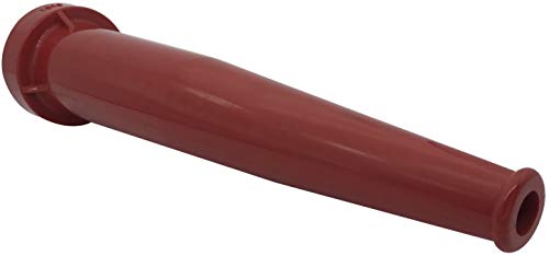 Happy Tree 1-1/2" NPSH Fire Hose Nozzle Thermoplastic Fire Equipment Plain Hose Nozzle 10" Length 1/2" Orifice