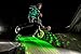 Neon Flash Kids Scooter with LED Lights | Light Up Deck & Wheels Kick Scooter
