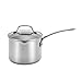 Circulon Genesis Stainless Steel Sauce Pan/Saucepan with Straining and Lid, 3 Quart
