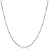 Amazon Collection 14k Gold Solid Singapore Chain Necklace (1.15 mm)