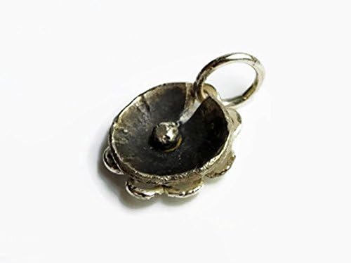 One of a Kind - Lilly Pad Pendant - Solid Sterling Silver - Ships Priority